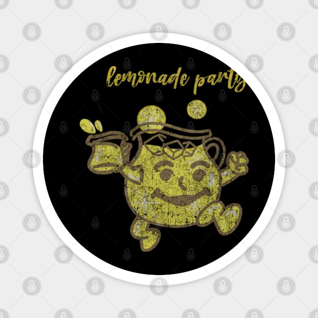 Lemonade Party - Vintage Magnet by Veljam